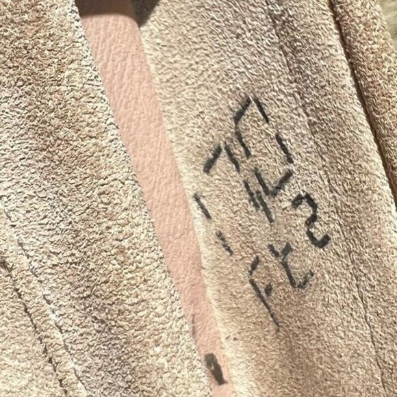 🌻Enzo Tesoti 82585 Light Khaki Tan Suede Penny Loafers Driving Shoes Size 40 - Picture 10 of 10